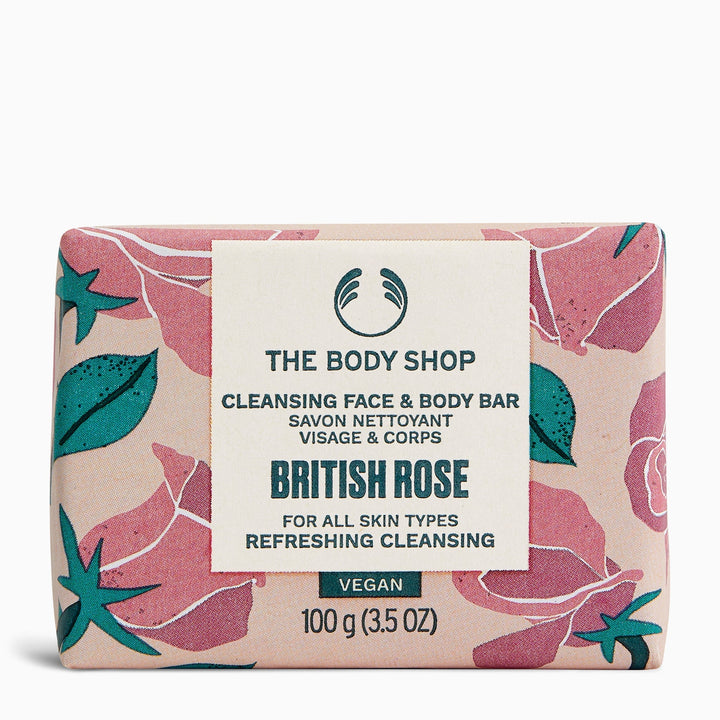 British Rose Reinigende gezichts- en lichaamszeep