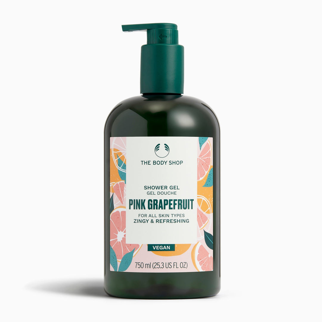 Roze grapefruit douchegel