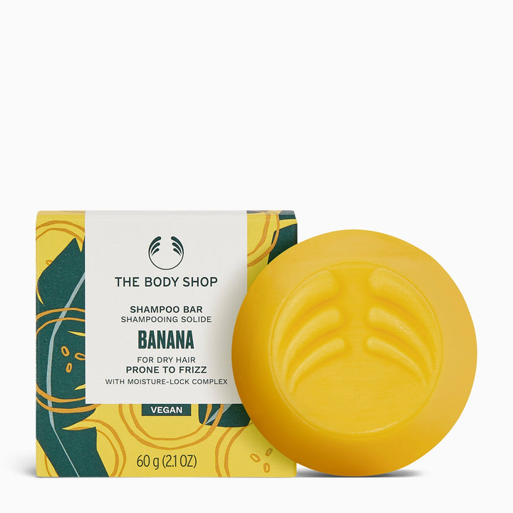 Voedende shampoobar met banaan