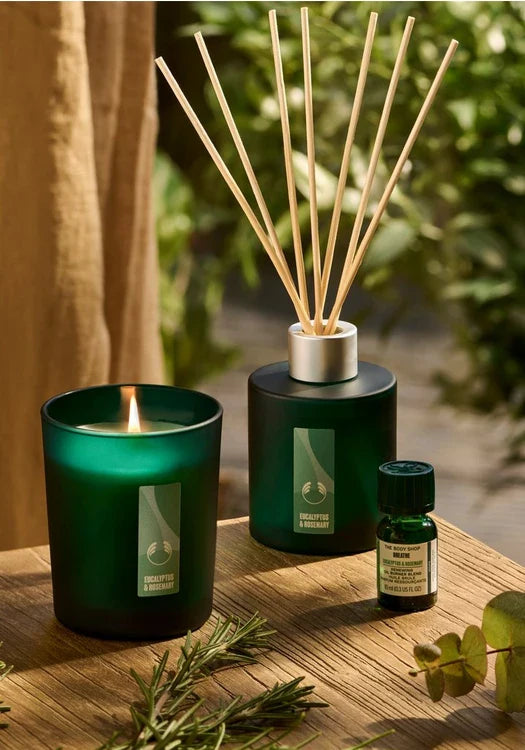 Breathe Eucalyptus & Rosemary Renewing Scented Candle OV