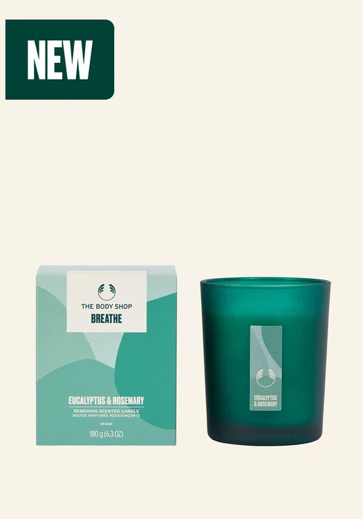 Breathe Eucalyptus & Rosemary Renewing Scented Candle OV