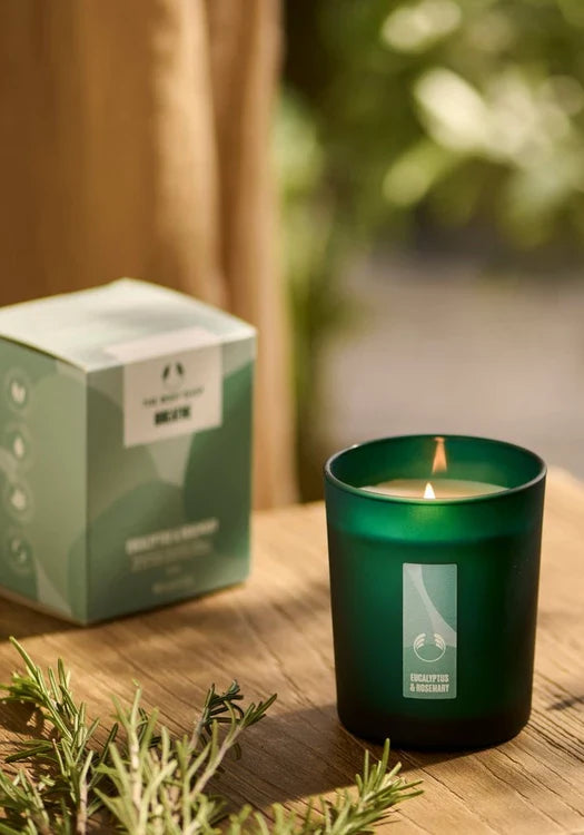Breathe Eucalyptus & Rosemary Renewing Scented Candle OV