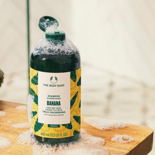 Bananen voedende shampoo