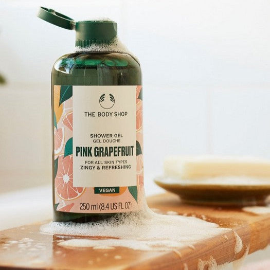 Roze grapefruit douchegel