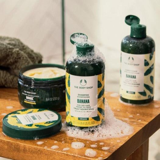 Bananen voedende shampoo