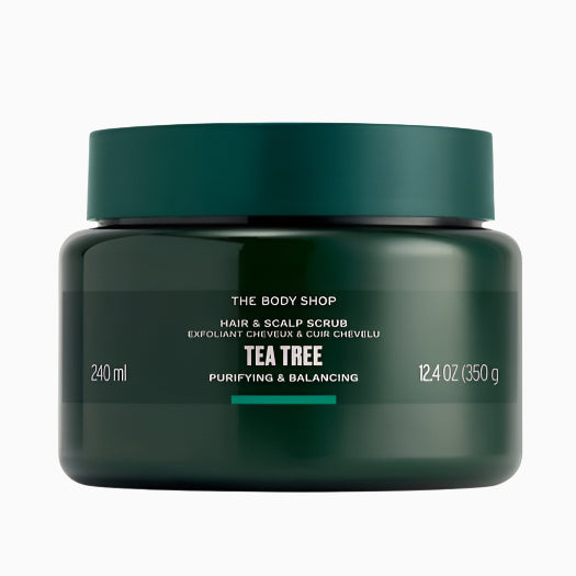 Tea Tree Reinigende en balancerende peeling voor haar en hoofdhuid
