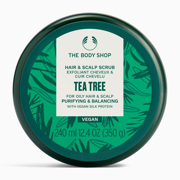 Tea Tree Reinigende en balancerende peeling voor haar en hoofdhuid